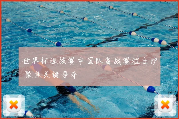 世界杯选拔赛中国队备战赛程出炉 聚焦关键争夺